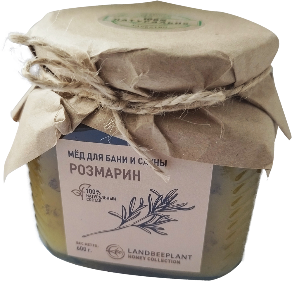 Мед для бани и сауны «Розмарин», 600 г