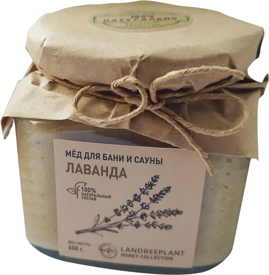 Мед для бани и сауны «Лаванда», 600 г